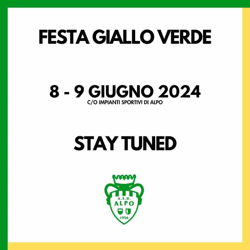 Festa GIALLO VERDE