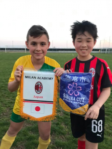 Gemellaggio per i nostri Esordienti  con squadra Giappone MILAN ACADEMY - Scuola Calcio -  CHIBA SAKURA