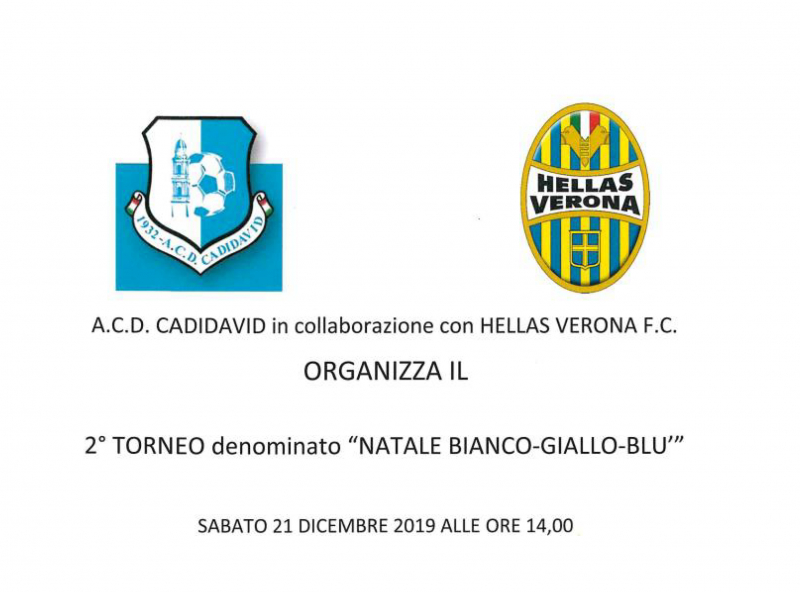 2° torneo “Natale Bianco-Giallo -Blu”